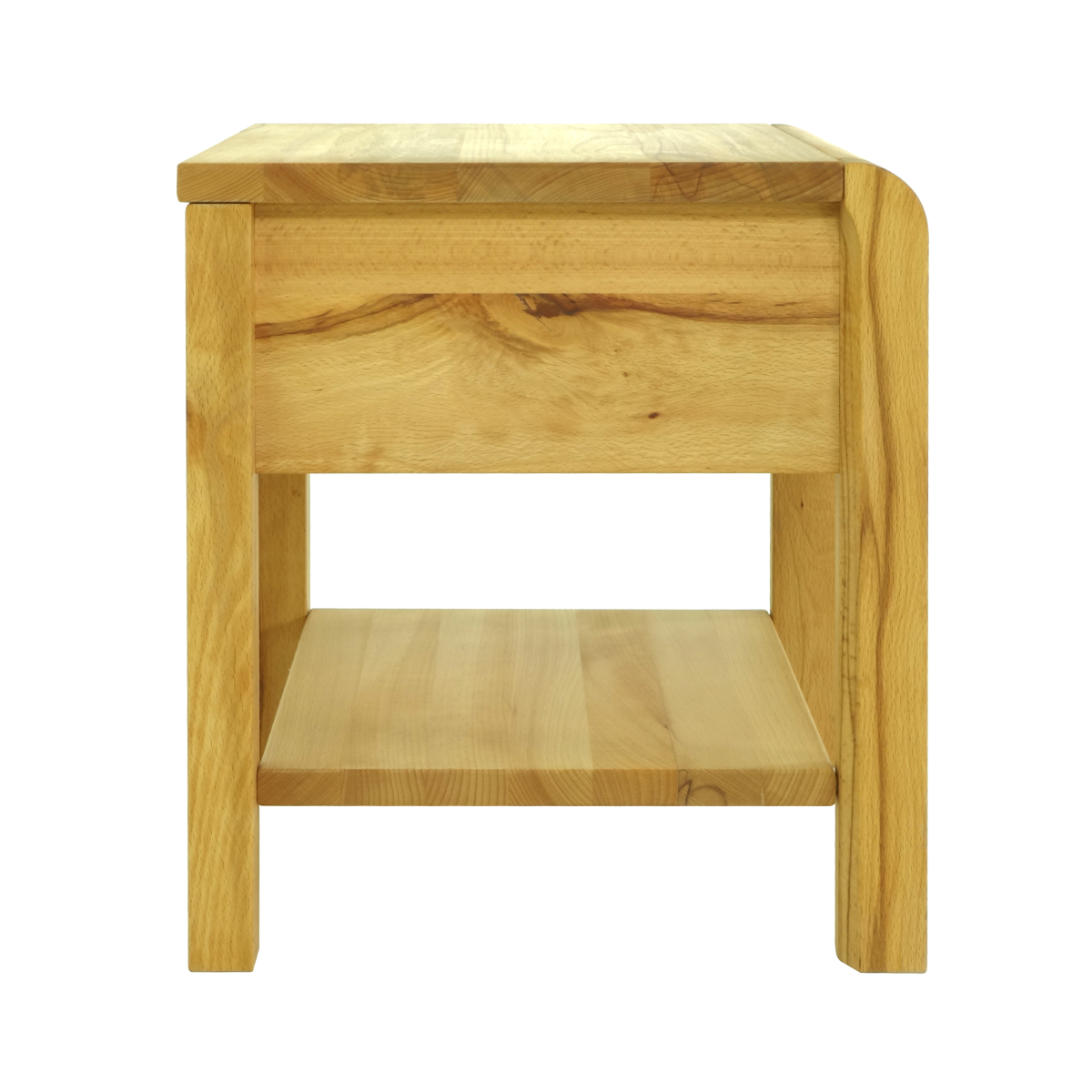 37. Massivholznachttisch Kernbuche - Barowski-Wohnraum - Olivia - Schadstofffrei - Formaldehydfrei