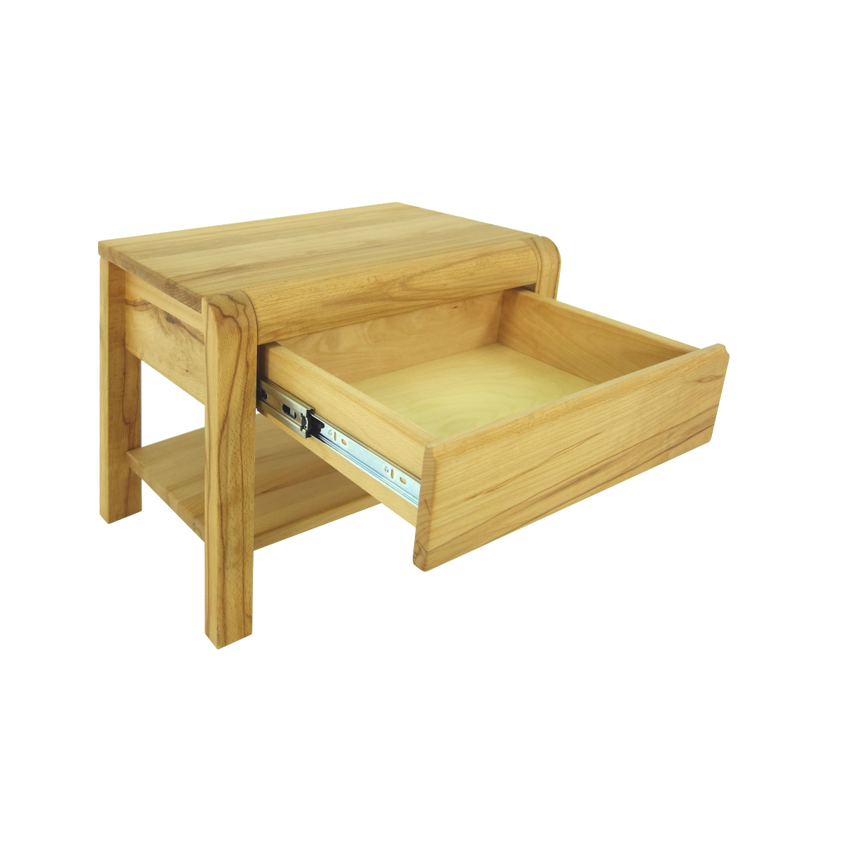 41. Massivholznachttisch Kernbuche - Barowski-Wohnraum - Olivia - Schadstofffrei - Formaldehydfrei