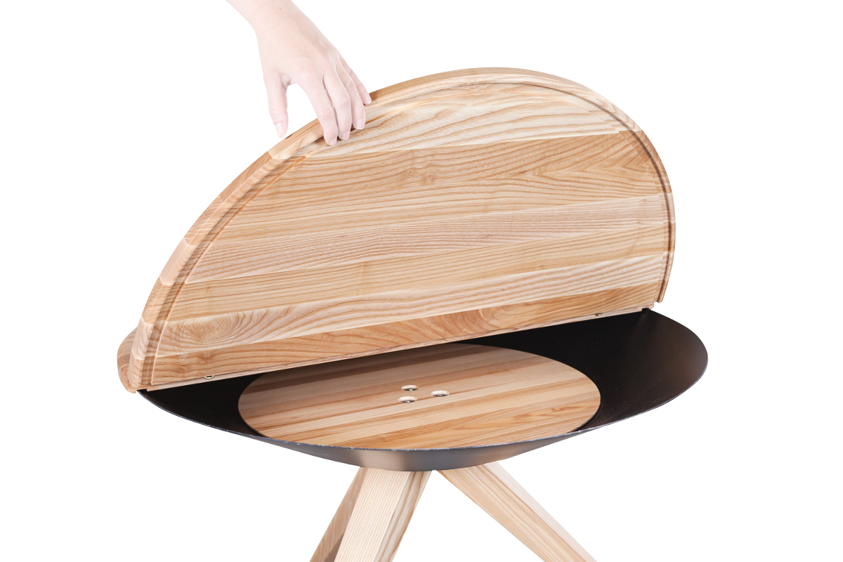 111. Massivholztisch Y - Esche - Barowski-Wohnraum - Schadstofffrei - Formaldehydfrei