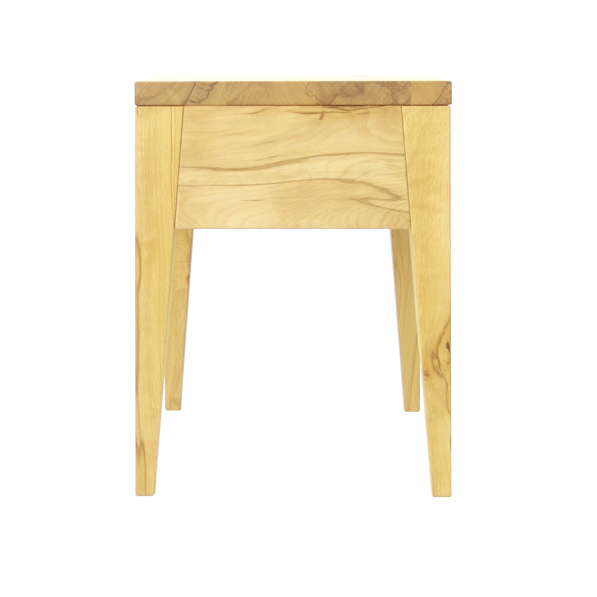 77. Massivholznachttisch Kernbuche - Barowski-Wohnraum - Modena - Schadstofffrei - Formaldehydfrei