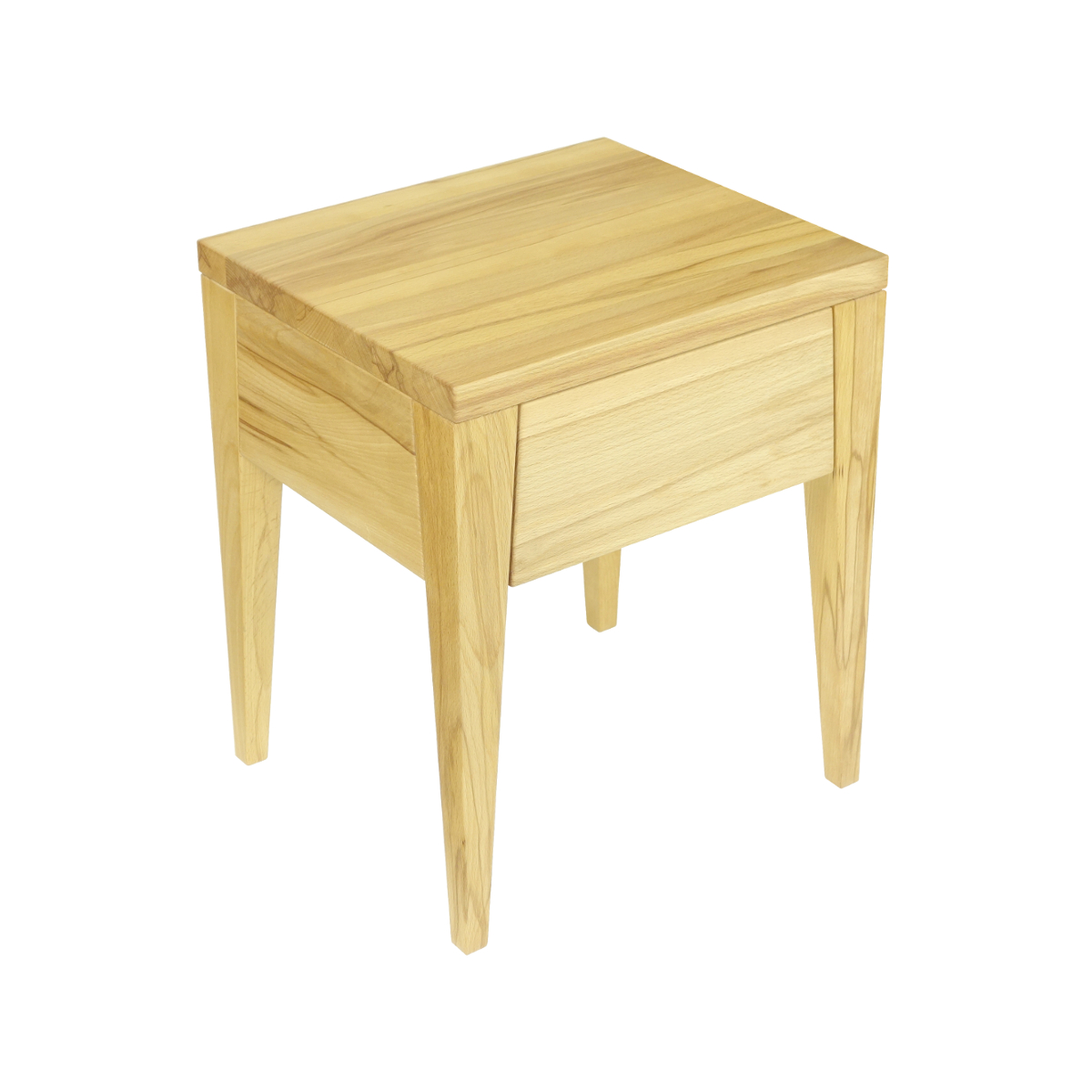 79. Massivholznachttisch Kernbuche - Barowski-Wohnraum - Modena - Schadstofffrei - Formaldehydfrei