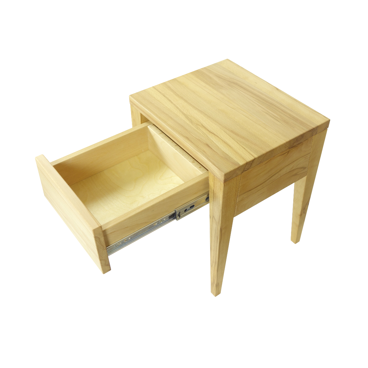 83. Massivholznachttisch Kernbuche - Barowski-Wohnraum - Modena - Schadstofffrei - Formaldehydfrei