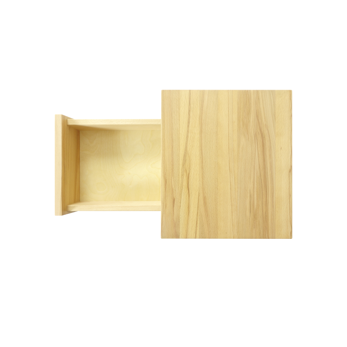 84. Massivholznachttisch Kernbuche - Barowski-Wohnraum - Modena - Schadstofffrei - Formaldehydfrei