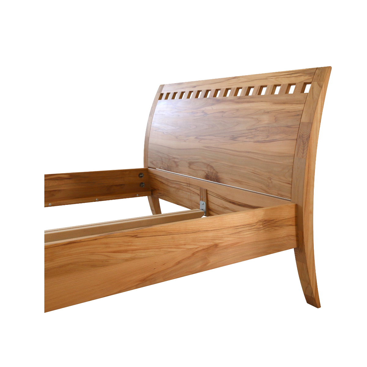 89. Massivholzbett Buche - Kernbuche - Barowski-Wohnraum - Modena - Schadstofffrei - Formaldehydfrei