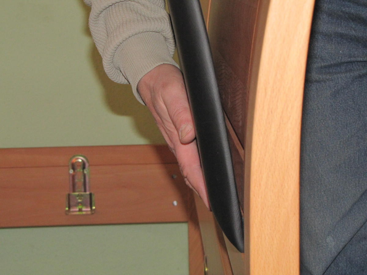 170. Lederapplikation - Barowski-Wohnraum - Fabian - Naturleder - Leder Natur